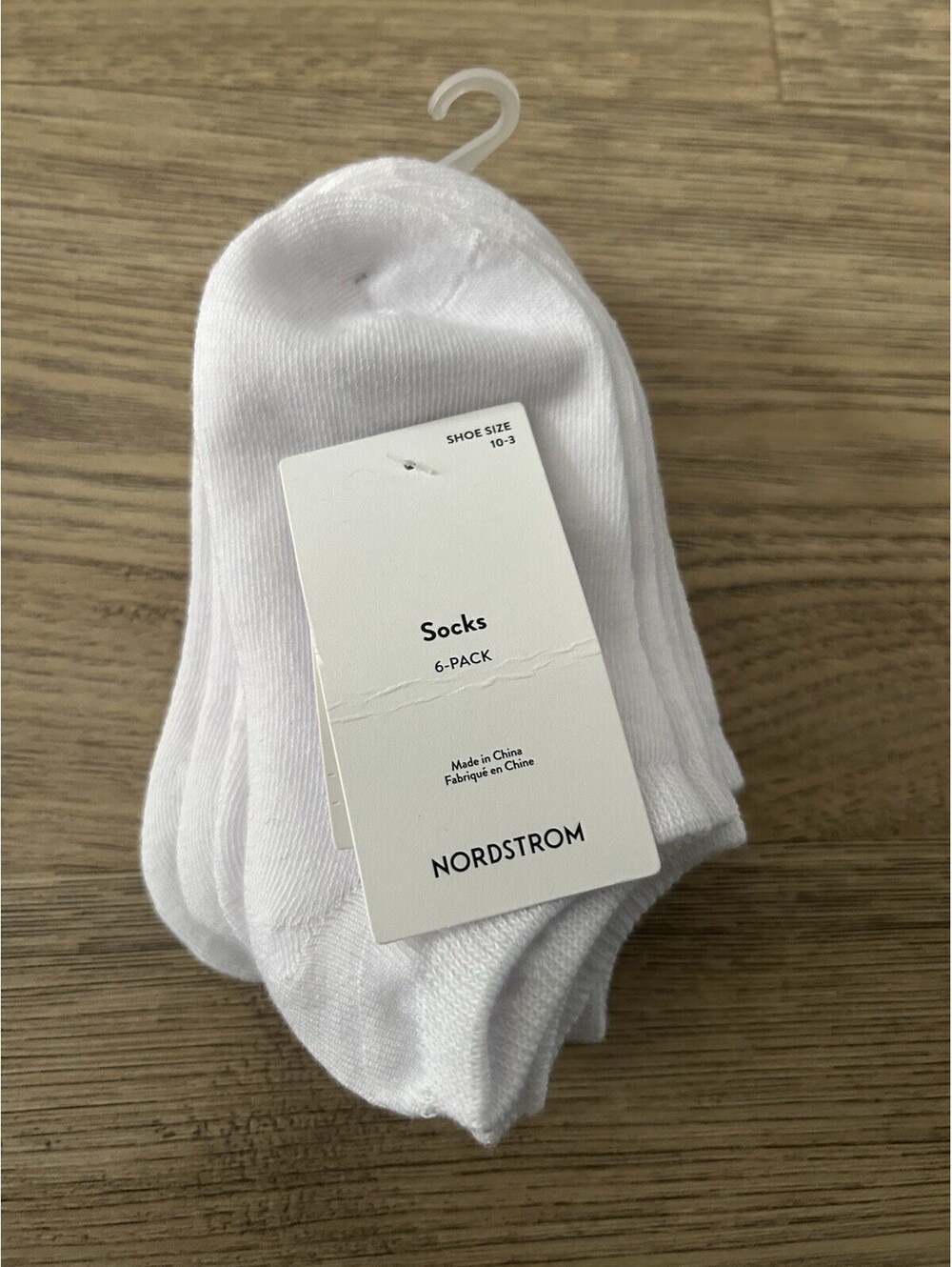 Girls' 5 pack Low Cut White Nordstrom Athletic Socks Sz 10-3